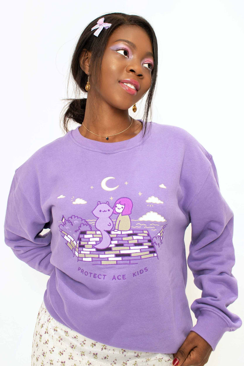 – EDITION) Pride Protect Sweater (LIMITED Asexual Of Kids Paws