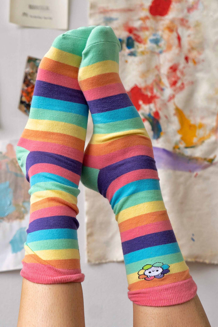 Rainbow Socks Paws Of Pride