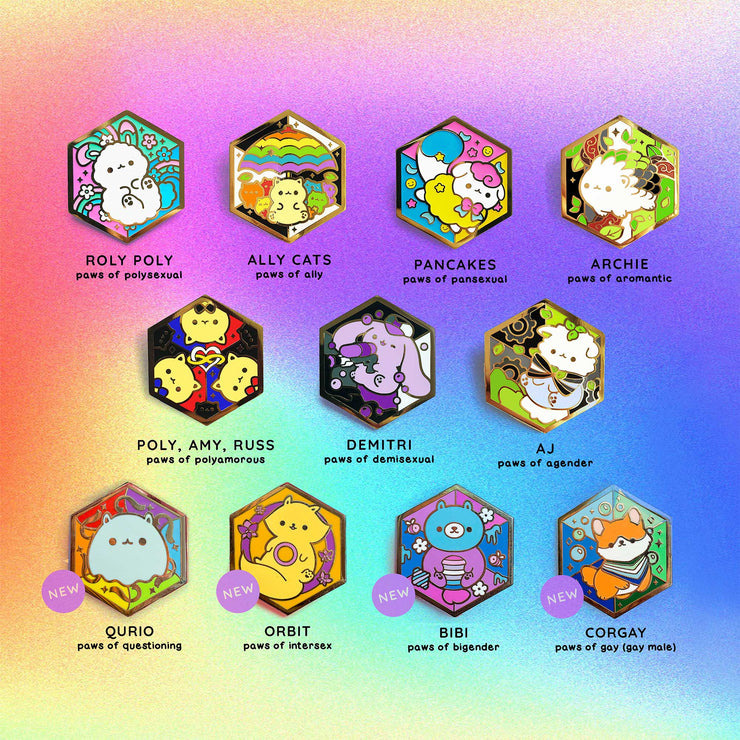 Paws Of Pride 23-Pin Set