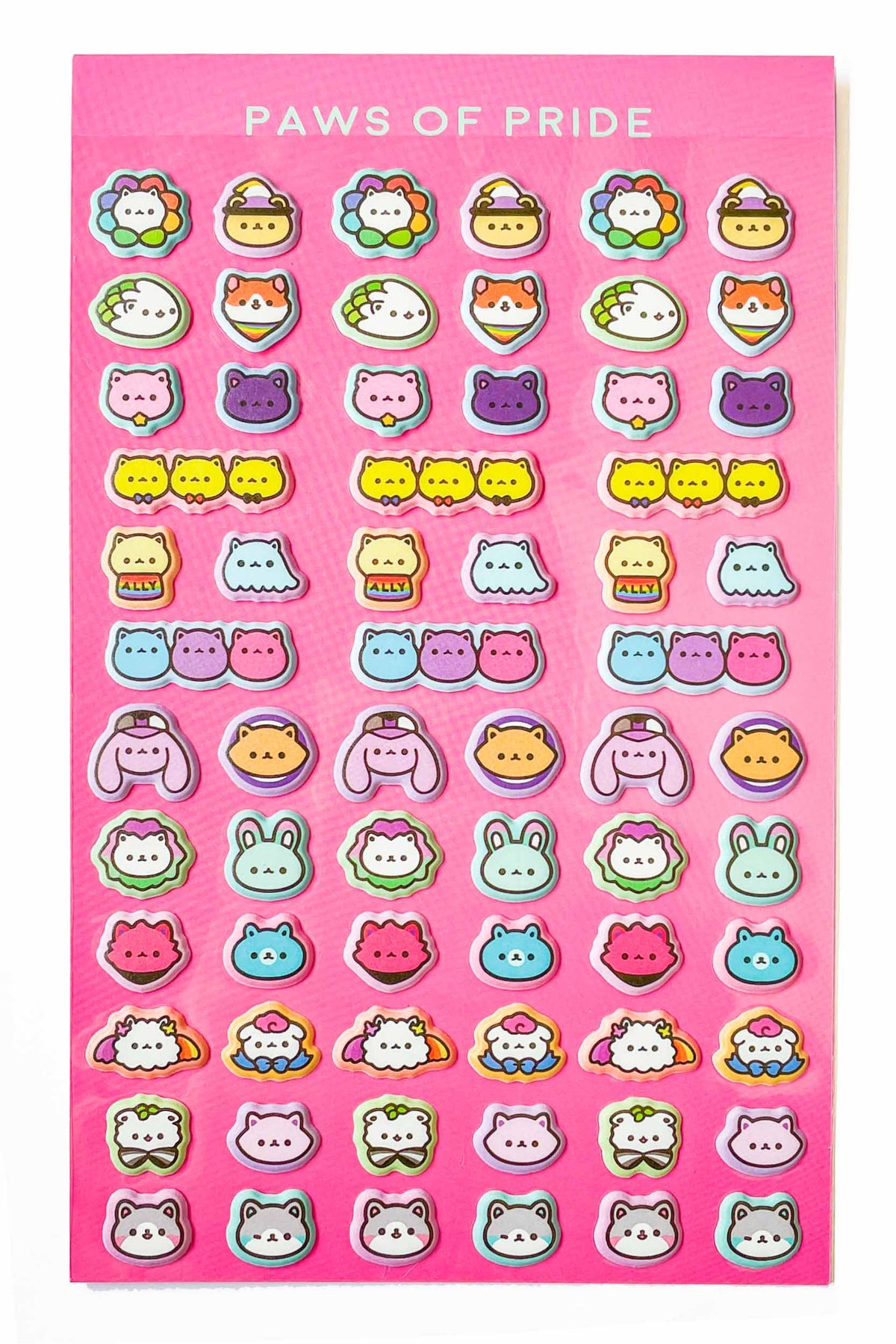 Iscream Jelly Bean Puffy Stickers