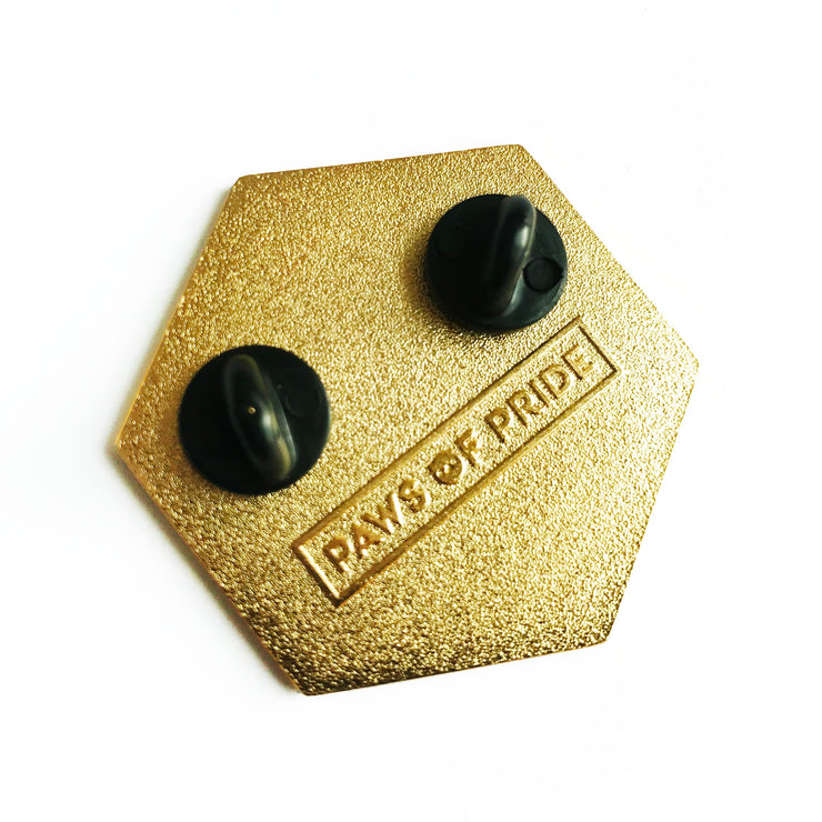 Paws of Asexual Pin