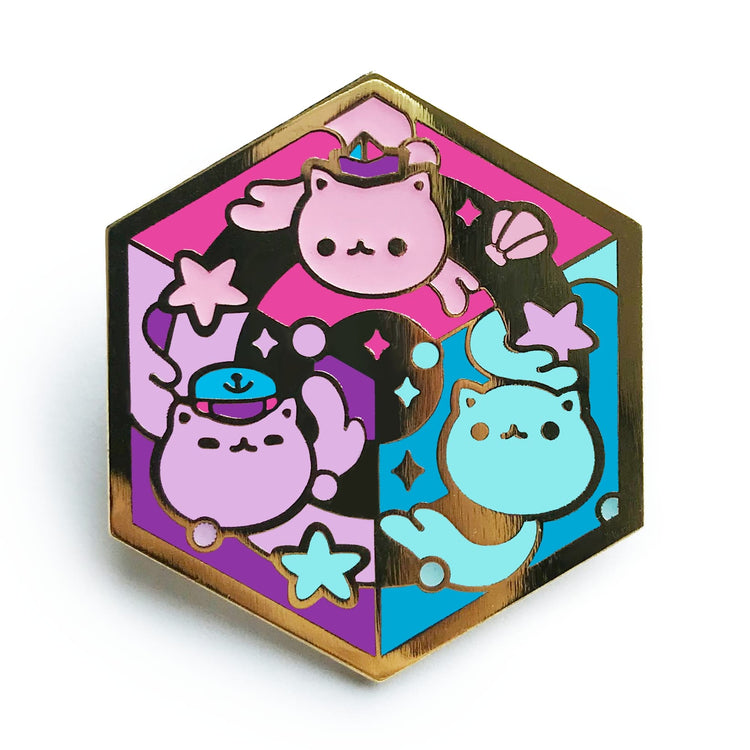 Paws of Bisexual Pin