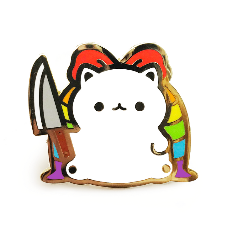 Kill Homophobia With Cuteness Pin